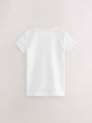 Белый - 100% Cotton Gym School T-Shirts 2 Pack (3-16yrs) - Image 5 of 6