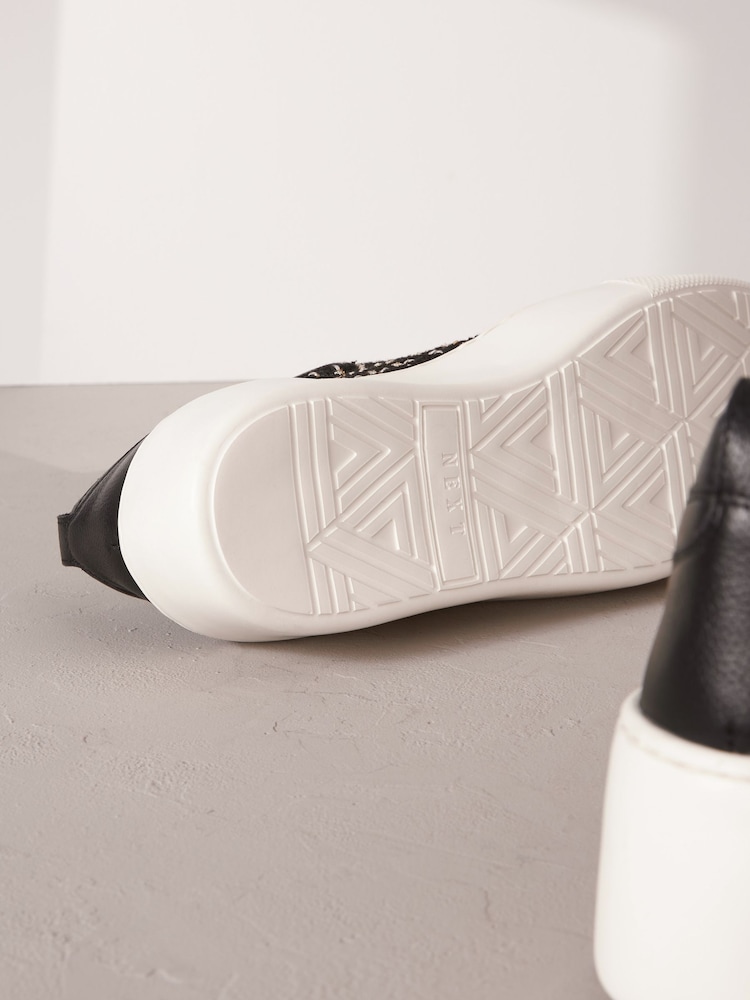 Black Signature Forever Comfort® Chunky Wedge Slip-On Platform Trainers - Image 6 of 6