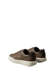 Calvin Klein Brown Leather Traction Chunky Trainers - Image 4 of 6