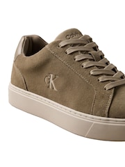 Calvin Klein Baseline Suede Signature Logo Trainers - Attēls 6 no 6