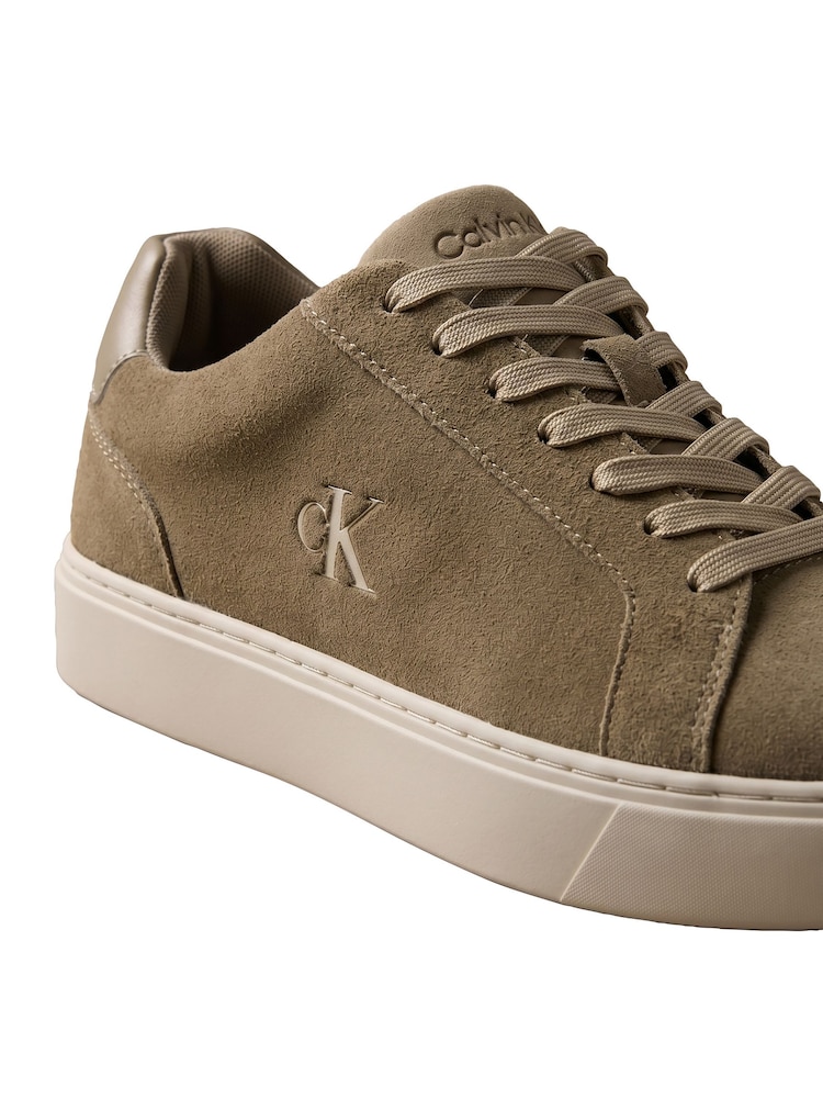 Calvin Klein Baseline Suede Signature Logo Trainers - Attēls 6 no 6