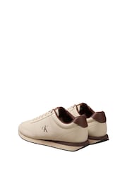 Calvin Klein White Signature Logo Runner Trainers - Image 4 of 6