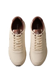 Calvin Klein White Signature Logo Runner Trainers - Image 5 of 6