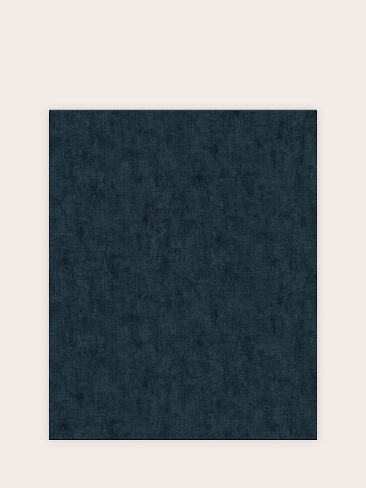 Laura Ashley Midnight Seaspray Blue Plain Textured A4 Wallpaper Sample - Image 2 of 2