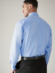 White/Blue Regular Fit Shirt And Tie Set 2 Pack - Image 5 of 6