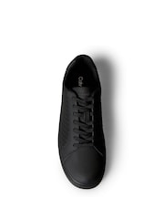 Calvin Klein Black Baseline Leather Signature Trainers - Image 6 of 6