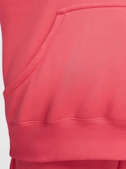 Nike Red Curve Sportswear Phoenix Fleece Oversized Pullover Hoodie - Image 9 of 9