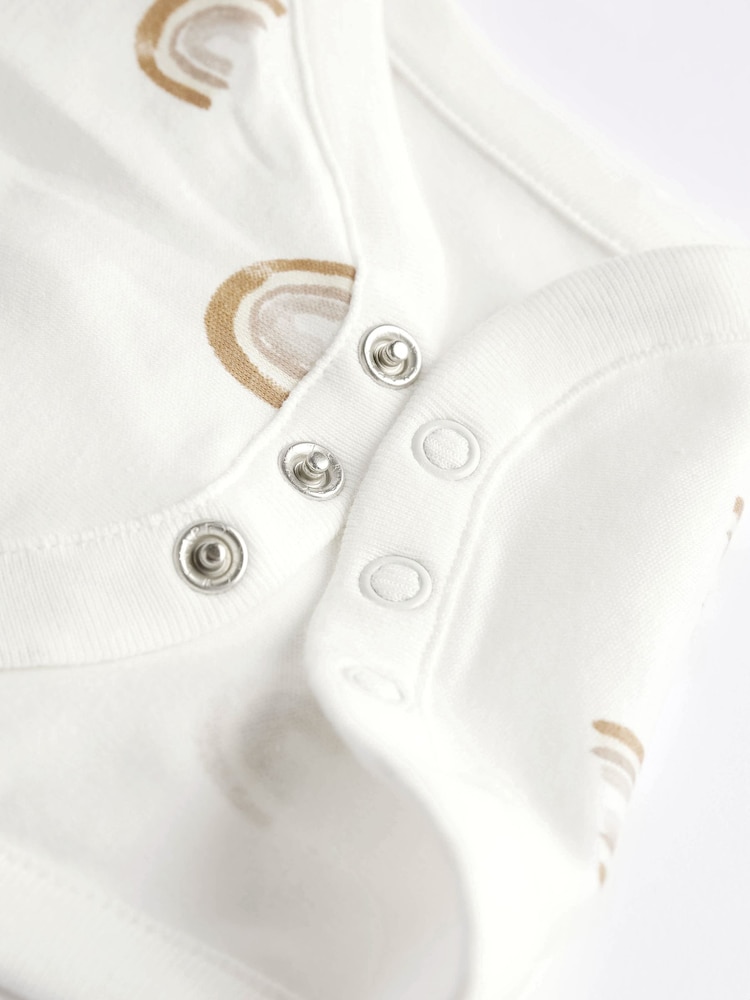White Character Baby 100% Cotton Bodies 5 Pack - Image 7 of 7 White Character Baby 100% Cotton Bodies 5 Pack - Image 7 of 7