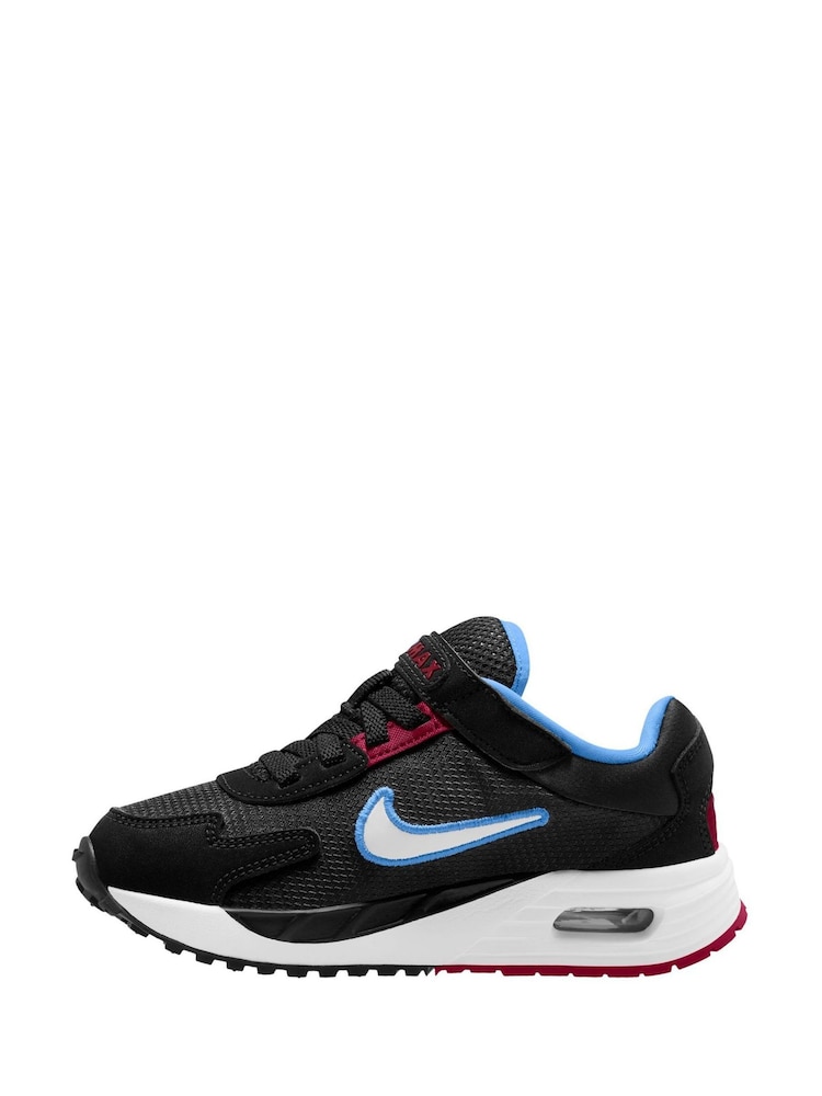 Nike Blue/Black Junior Air Max Solo Trainers - Image 2 of 4