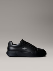 Calvin Klein Black Leather Traction Chunky Trainers - Image 1 of 1