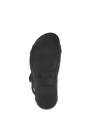 Pavers Black Ladies Touch Fasten Sandals - Image 6 of 6