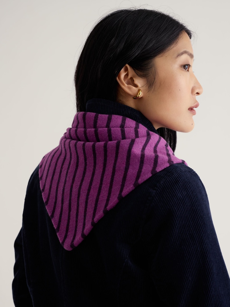 Seasalt Cornwall Purple Annette Scarf - Image 2 of 4