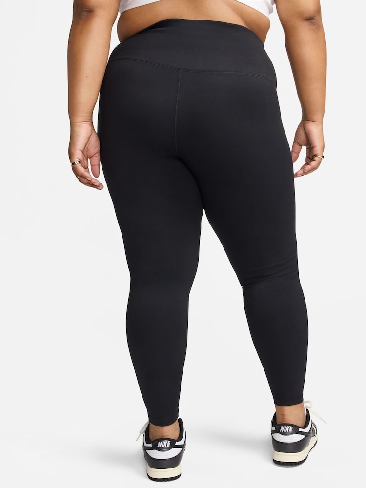 Nike Black Curve Dri-FIT One High Waisted Leggings - Image 2 of 9