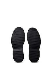 Calvin Klein Black Leather Lug Chelsea Boots - Image 6 of 6