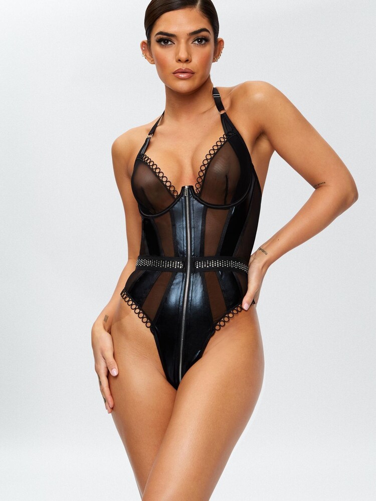 Ann Summers Bridgette Lace Black Teddy - Image 1 of 3