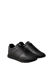 Calvin Klein Black Signature Logo Runner Trainers - Image 3 of 6