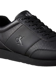 Calvin Klein Black Signature Logo Runner Trainers - Image 6 of 6
