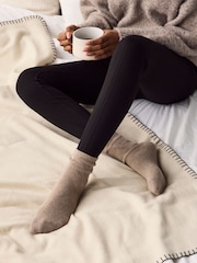 Neutral Thermal Merino Wool Blend Ankle Socks 2 Pack with Cashmere - Image 2 of 5