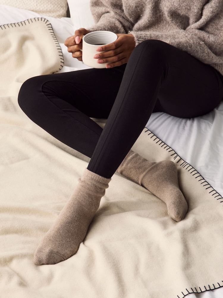 Neutral Thermal Merino Wool Blend Ankle Socks 2 Pack with Cashmere - Image 2 of 5 Neutral Thermal Merino Wool Blend Ankle Socks 2 Pack with Cashmere - Image 2 of 5