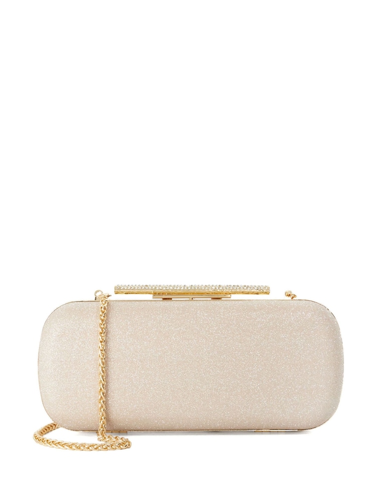 Dune London Light Beige Body Clutch Bag - Image 1 of 4