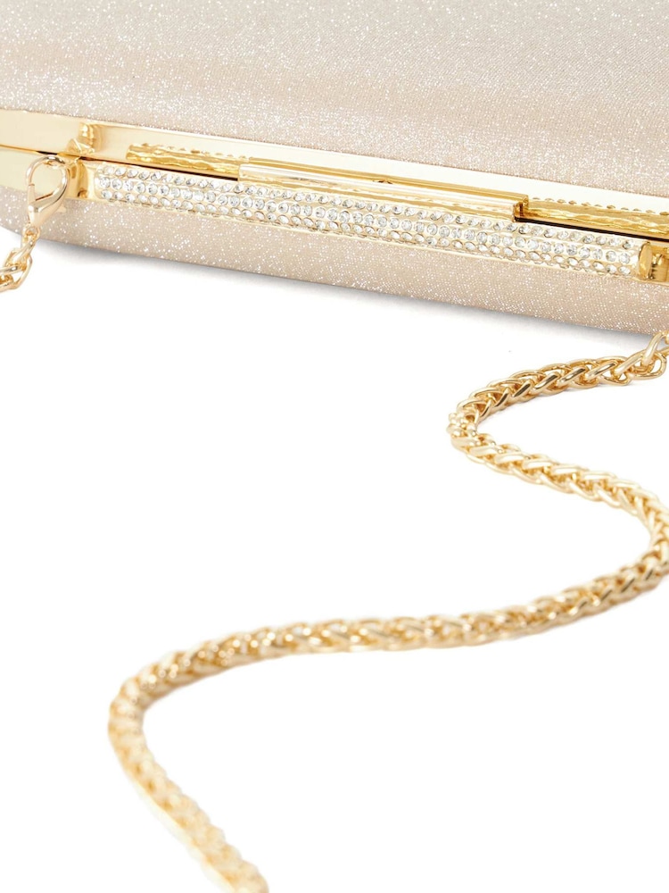 Dune London Light Beige Body Clutch Bag - Image 4 of 4