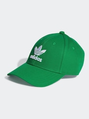 adidas Originals Bright Green Trefoil 100% Cotton Baseball Cap - Image 1 of 4