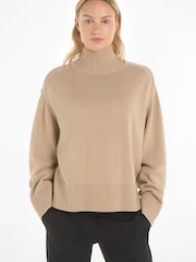 Tommy Hilfiger Cream Wool Blend Sweater - Image 1 of 6