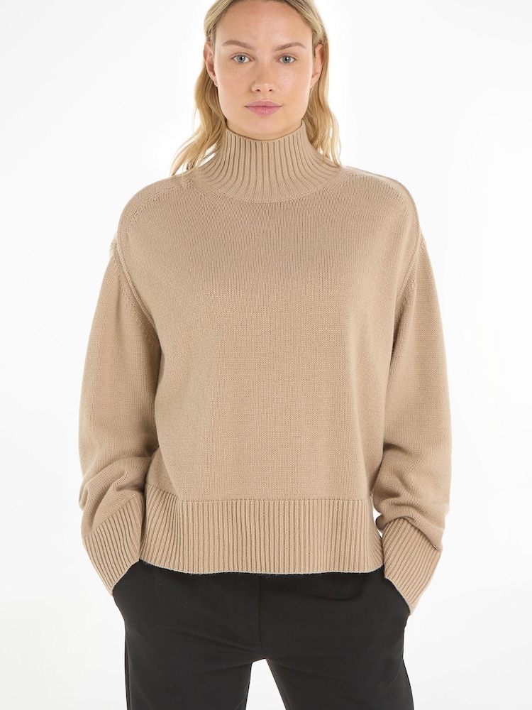 Tommy Hilfiger Cream Wool Blend Sweater - Image 1 of 6