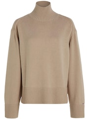 Tommy Hilfiger Cream Wool Blend Sweater - Image 5 of 6