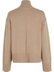 Tommy Hilfiger Cream Wool Blend Sweater - Image 6 of 6