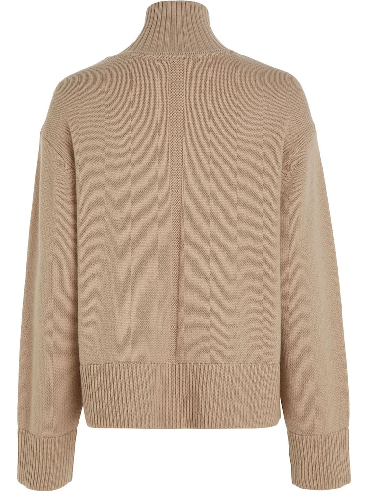 Tommy Hilfiger Cream Wool Blend Sweater - Image 6 of 6