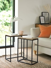 Natural Jefferson Pine Nest Of Tables - Image 1 of 7