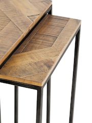 Natural Jefferson Pine Nest Of Tables - Image 2 of 7
