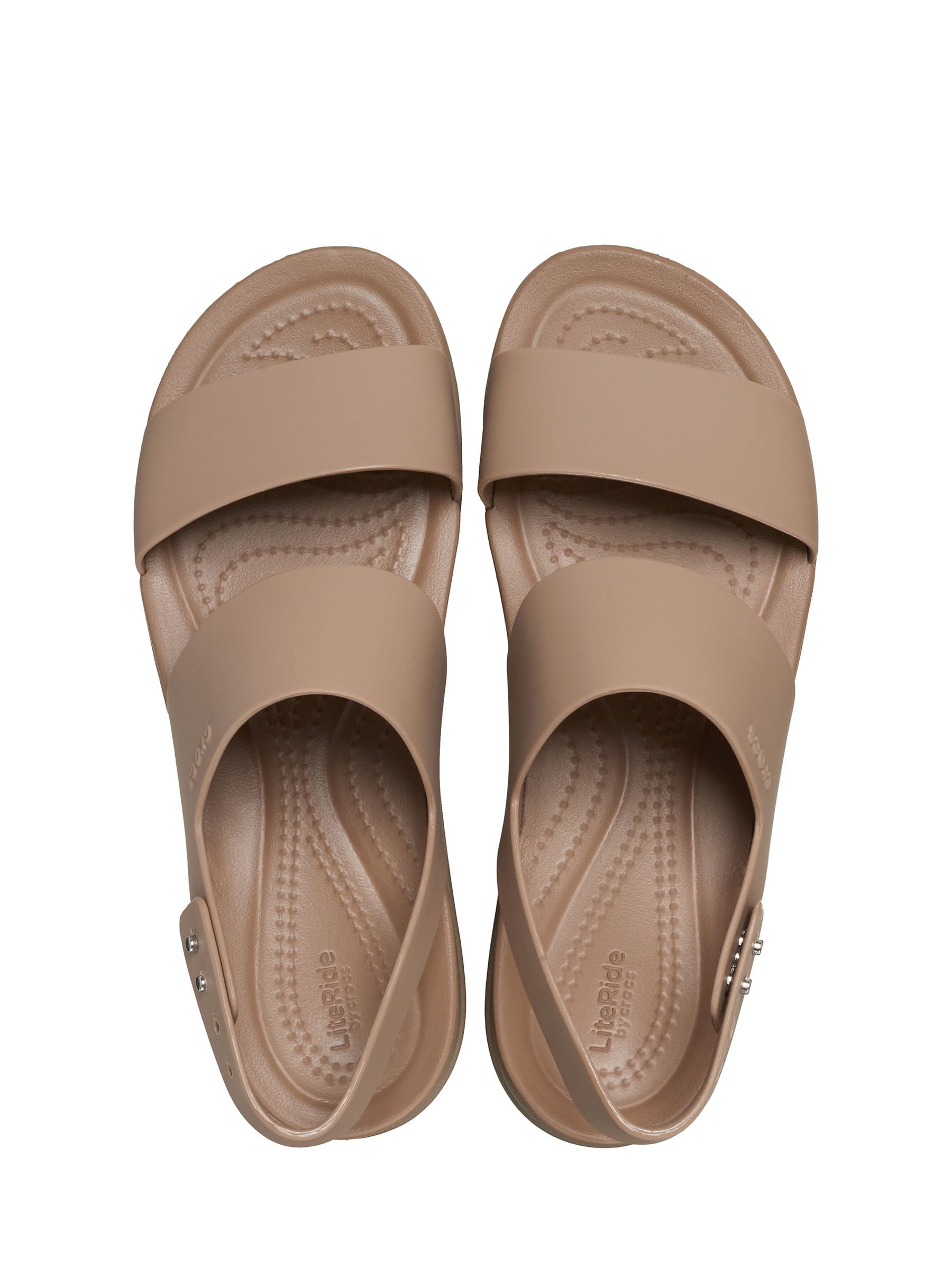 Buy Crocs Brown Brooklyn Low Wedge Sandals from Next Luxembourg