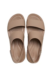 Crocs Brown Brooklyn Low Wedge Sandals - Image 6 of 6