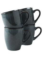 Dutch Rose Set of 4 Blue Serenity Mini Mugs - Image 2 of 3