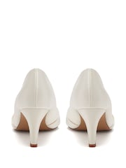 Rainbow Club Cream Bridal Lexi Wide Fit Satin Wedding Court Shoes - Image 3 of 4