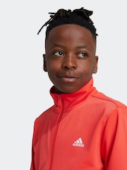 adidas Red/Black Essentials Big Logo Tracksuit - Image 5 of 8