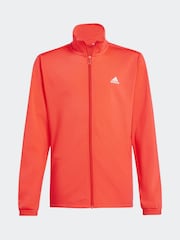 adidas Red/Black Essentials Big Logo Tracksuit - Image 7 of 8