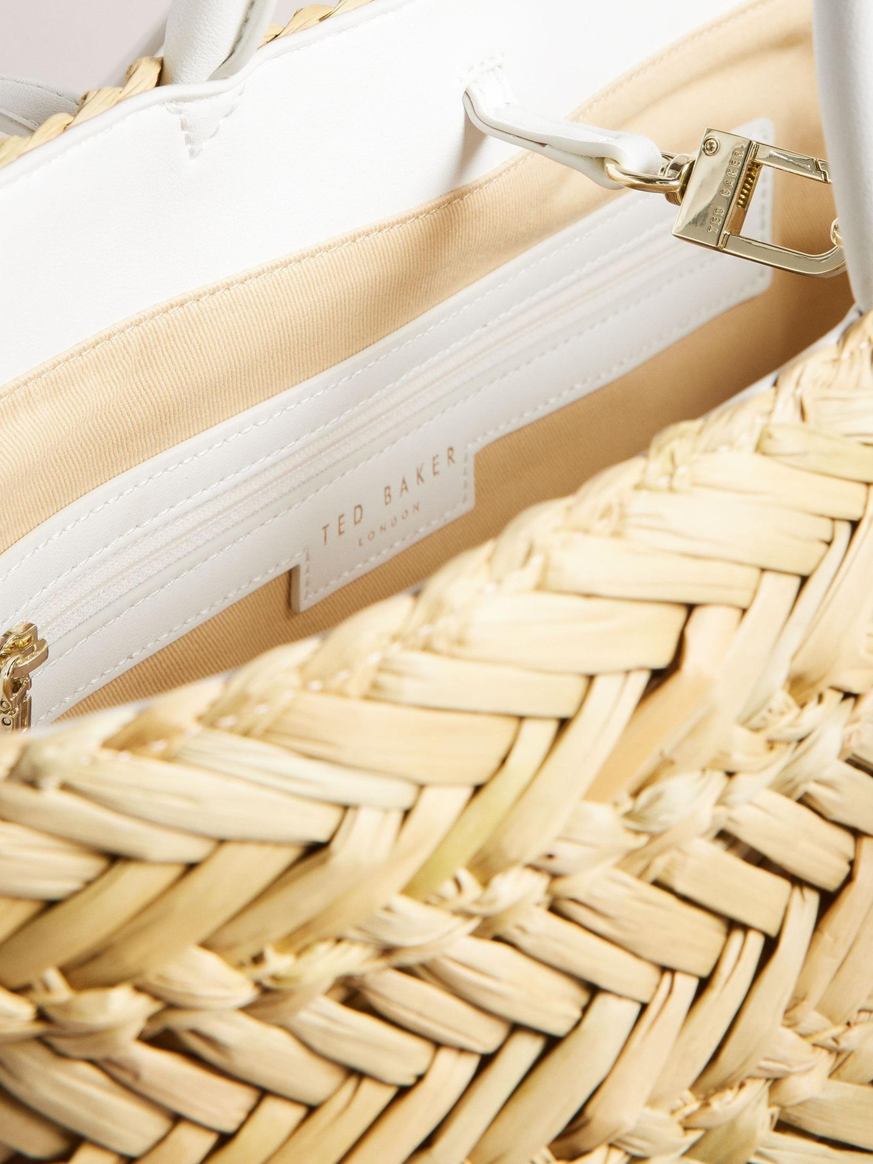 Buy Ted Baker Natural Ivees Basket Weave Tote from Next Luxembourg