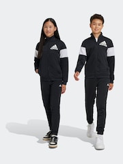 adidas Black Colourblock Tracksuit - Image 1 of 7