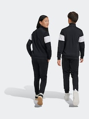 adidas Black Colourblock Tracksuit - Image 2 of 7