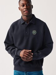 Lacoste Relaxed Fit Jersey Rugby Sweatshirt - Image 3 of 5