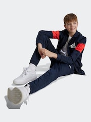 adidas Dark Black Colourblock Tracksuit - Image 2 of 8