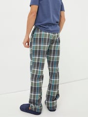 FatFace Green Southsea Checked Pyjama Bottoms - Image 2 of 6