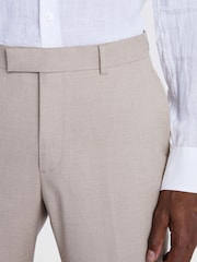 MOSS Camel Brown Tailored Fit Trousers - Image 3 of 3