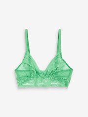 Green Non Pad Non Wire Lace Bra - Image 5 of 6