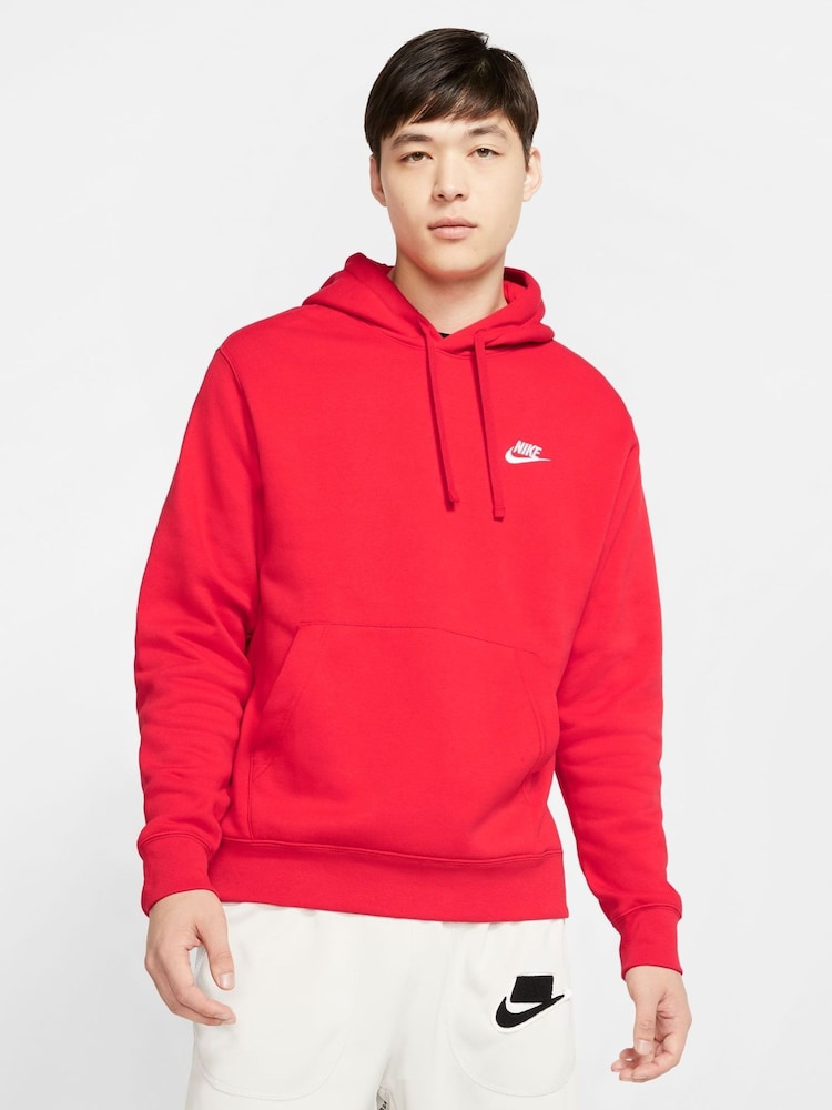 Högskolan Röd - Nike Club Tröja Hoodie - Bild 1 av 21