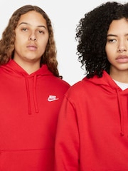 Högskolan Röd - Nike Club Tröja Hoodie - Bild 17 av 21