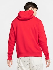 Högskolan Röd - Nike Club Tröja Hoodie - Bild 2 av 21